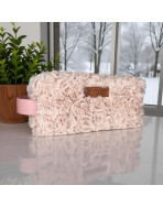 Trousse nomade S, "Courchevel" rose