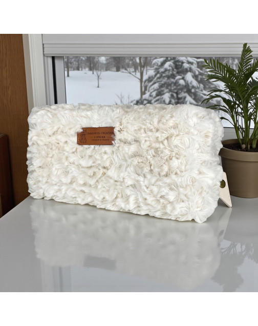 Trousse nomade S, "Courchevel" écru