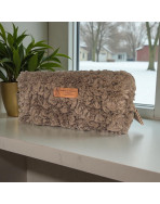 Trousse nomade S, "Courchevel" brun