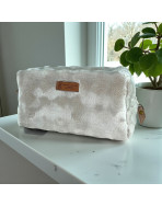 Trousse nomade M, "Bubble" taupe