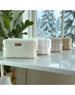 Trousse nomade M, "Bubble" taupe