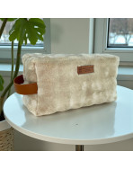 Trousse nomade M, "Bubble" sable