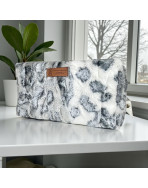 Trousse nomade M, "Lapinou" gris