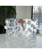 Trousse nomade M, "Lapinou" gris