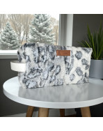 Trousse nomade M, "Lapinou" gris