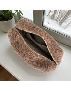 Trousse nomade M, "Courchevel" brun