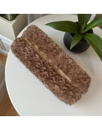 Trousse nomade M, "Courchevel" brun