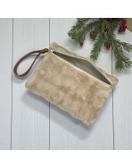 Pochette M, "Bubble" sable