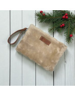 Pochette M, "Bubble" sable