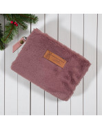 Pochette S, "Fourrure" parme