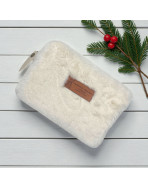 Pochette S, "Fourrure" blanc