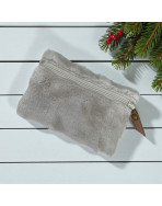 Pochette S, "Bubble" taupe