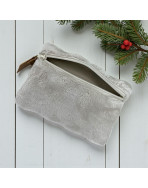 Pochette S, "Bubble" taupe