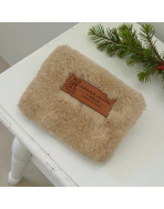 Pochette XS, "Fourrure" sable