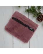 Pochette XS, "Fourrure" parme