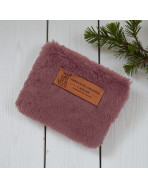 Pochette XS, "Fourrure" parme