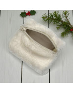 Pochette XS, "Fourrure" blanc