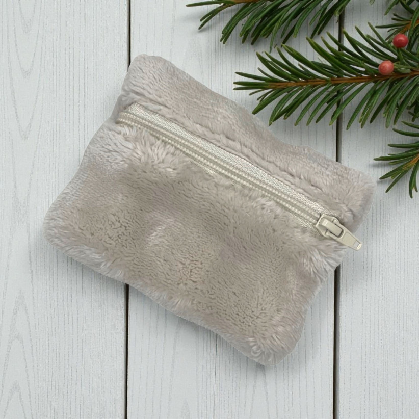 Pochette XS, "Bubble" taupe