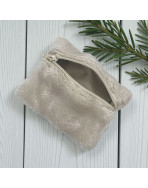 Pochette XS, "Bubble" taupe