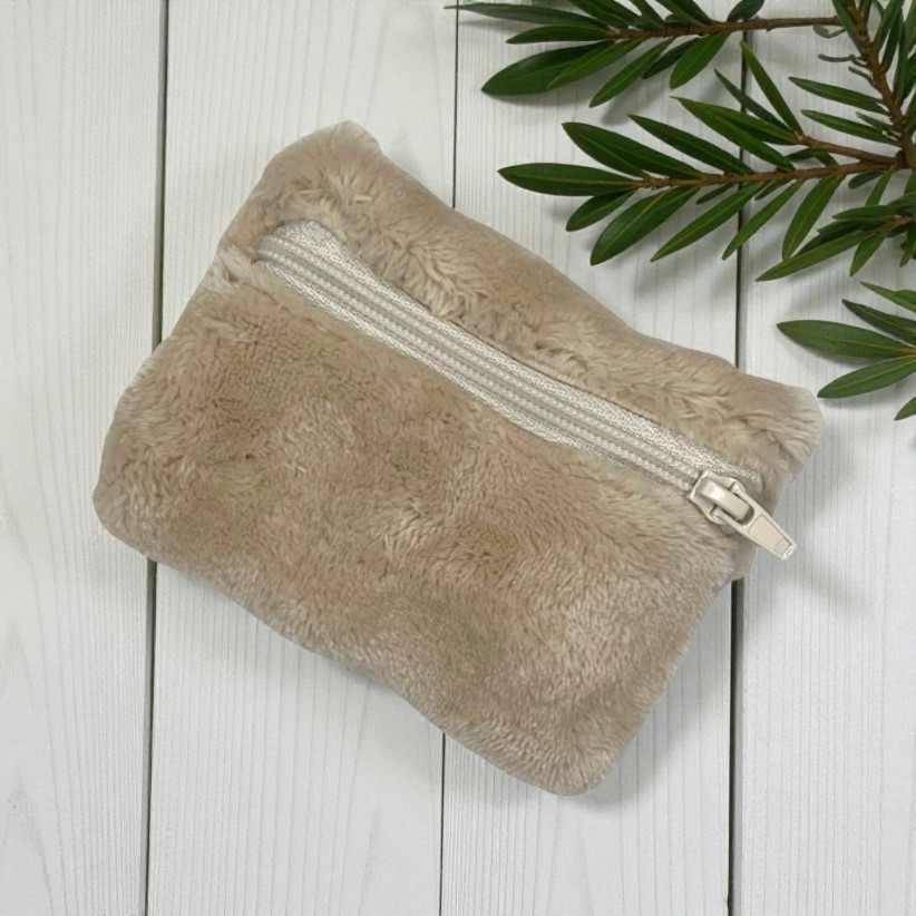 Pochette XS, "Bubble" sable