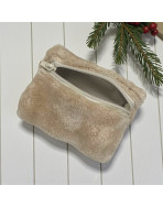 Pochette XS, "Bubble" sable