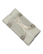 Sac isotherme Ice cube M, "Velours côtelé" écru