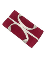 Sac isotherme Ice cube M, "Velours côtelé" lie de vin