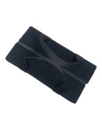 Sac isotherme Ice cube M, "Velours côtelé" noir