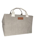 Sac isotherme Ice cube M, "Velours côtelé" taupe