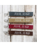 Porte clés sangle, "J'peux pas j'ai rugby"