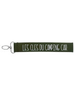 Porte clés sangle, "Les clés du camping car"