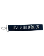 Porte clés sangle, "Les clés du camping car"