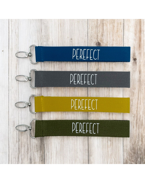 Porte clés sangle, "Pèrefect"