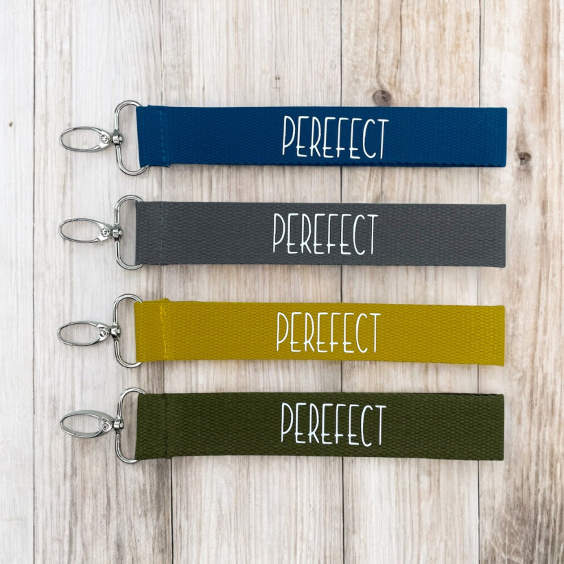 Porte clés sangle, "Pèrefect"