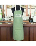 Tablier de cuisine, "Mojito Expert" eucalyptus uni
