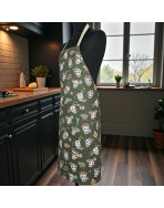 Tablier de cuisine, "Calaveras" kaki