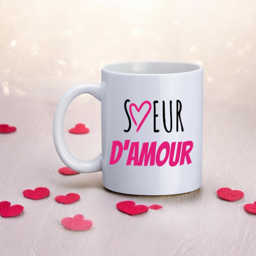 Mug, "Soeur d'amour"
