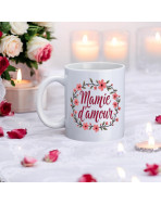 Mug, "Mamie d'amour (flowers)"