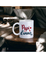 Mug, "Papi d'amour (love)"