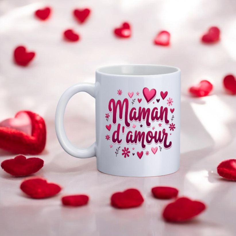 Mug, "Maman d'amour"