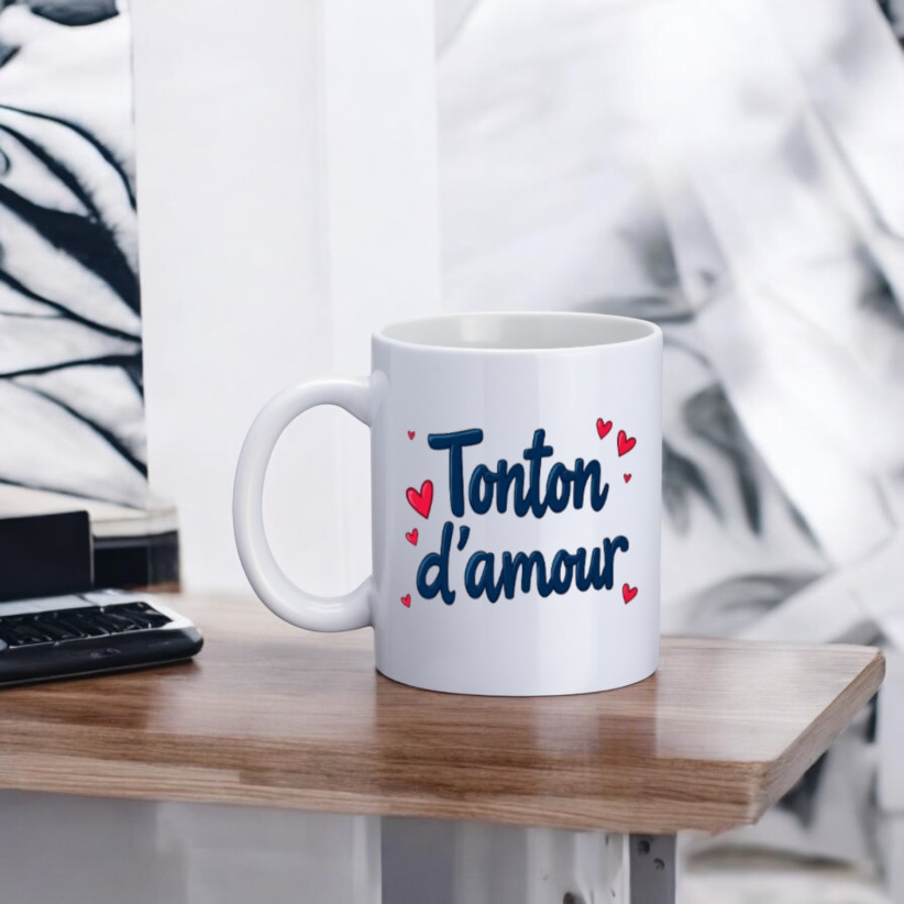 Mug, "Tonton d'amour"