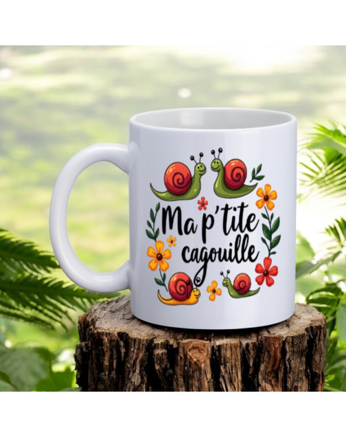 Mug, "Ma p'tite cagouille (love)"
