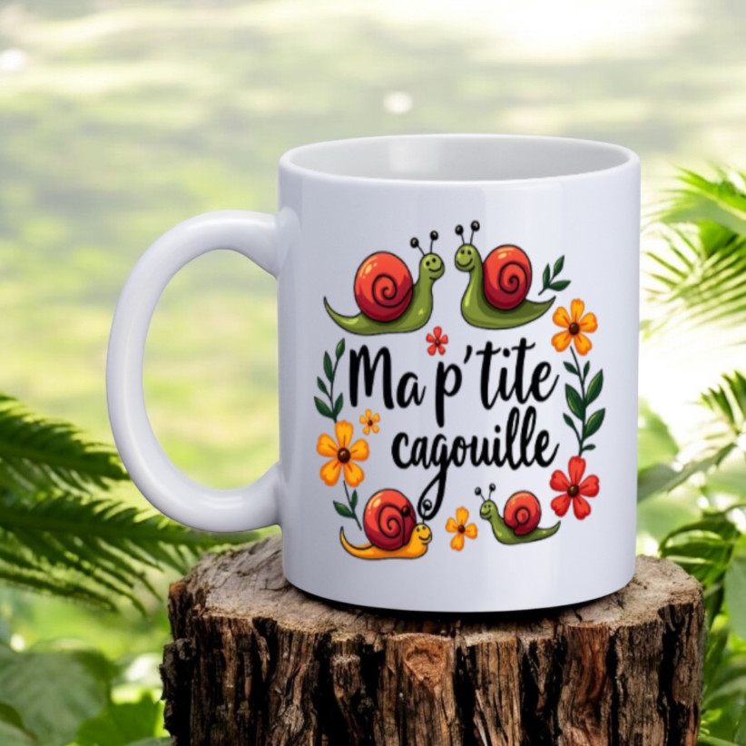 Mug, "Ma p'tite cagouille (love)"