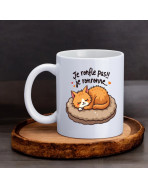 Mug, "Je ronfle pas !! je ronronne... (chat)"