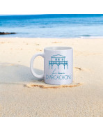 Mug, "Cabane tchanqué (bleu)"