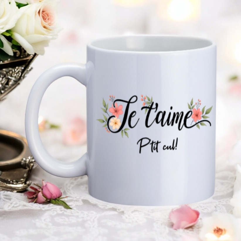Mug, "Je t'aime P'tit cul !"
