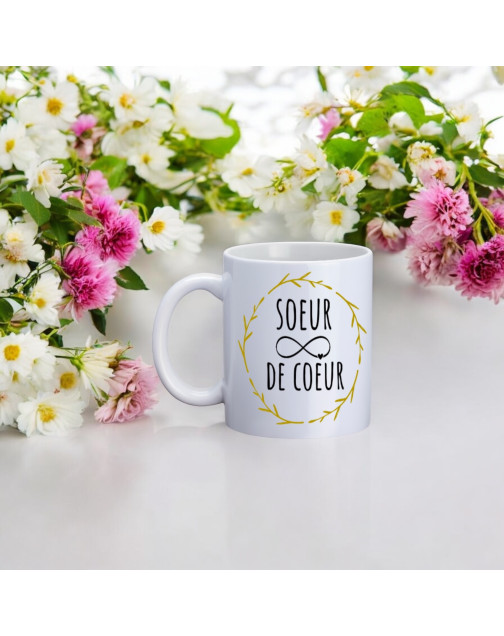 Mug, "Soeur de coeur"