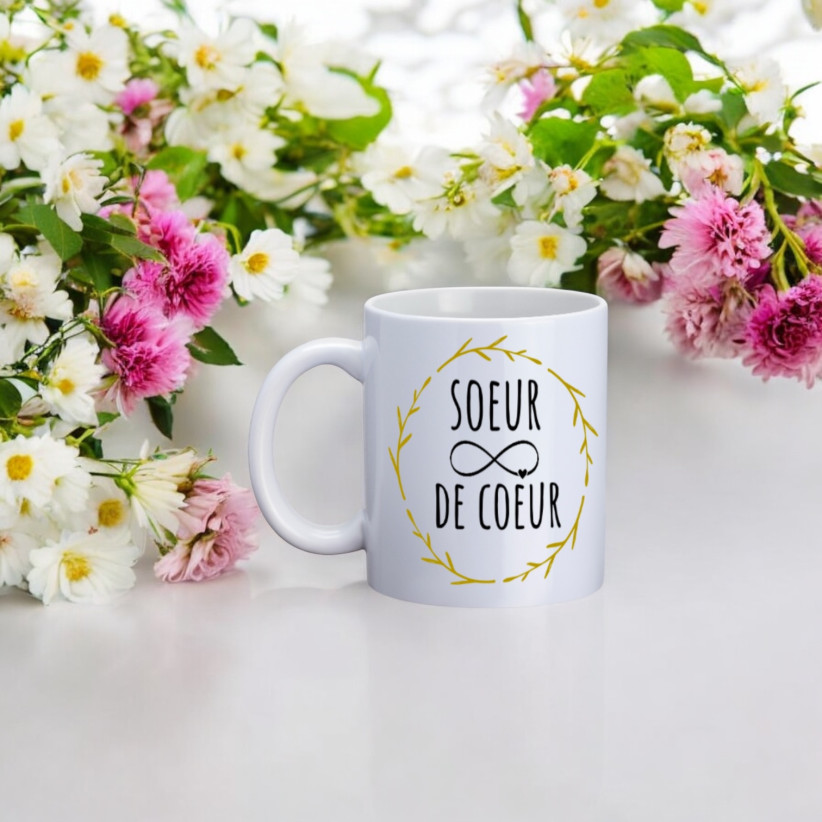 Mug, "Soeur de coeur"