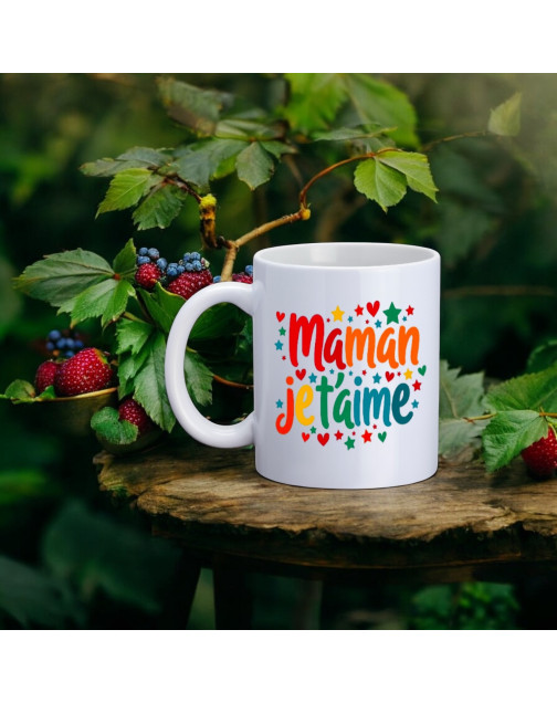 Mug, "Maman je t'aime"