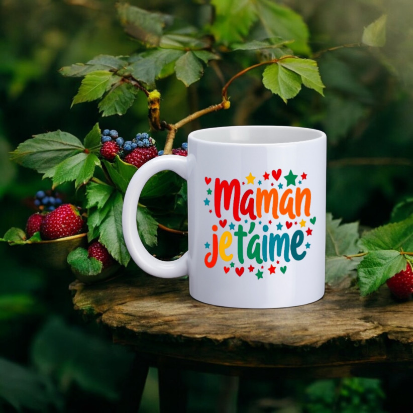 Mug, "Maman je t'aime"